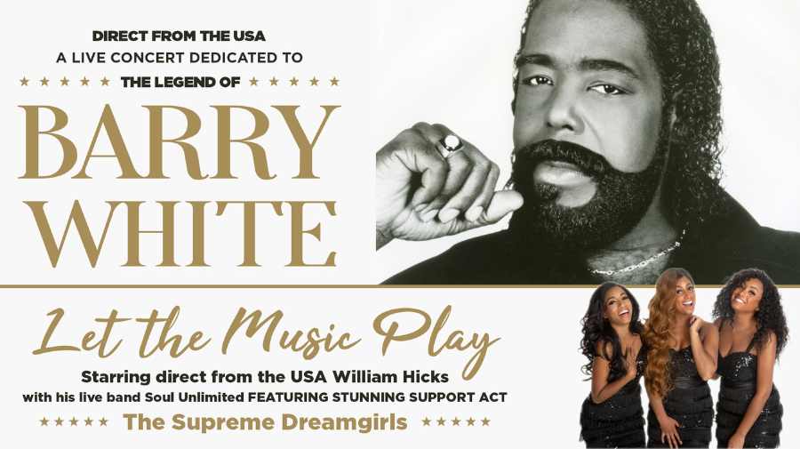 The Legend of Barry White: Let the Music Play | Venue Cymru